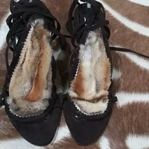 Rudolph Menudiel fur & suede shoes
